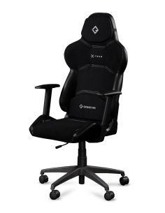 Silla Gamer Genotype X-tron Ergonomica Pc Reclinable 180 1d Apoyabrazos Regulables Tela Garantia Negra Giratoria Ruedas De Goma