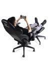 Silla Gamer Negra Genotype X-Tron 1D con almohadas - Envío Gratis