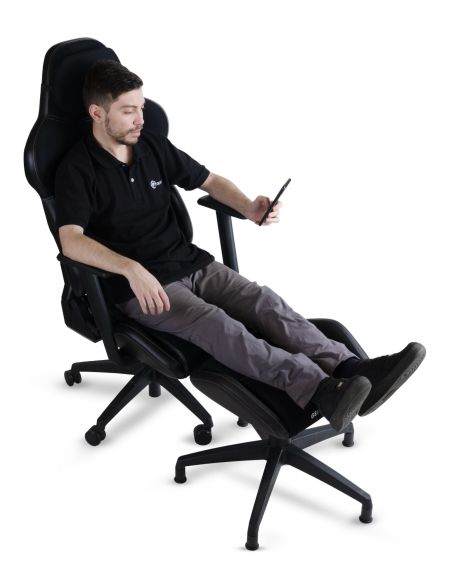 Silla Gamer Negra Genotype X-Tron 1D con almohadas - Envío Gratis